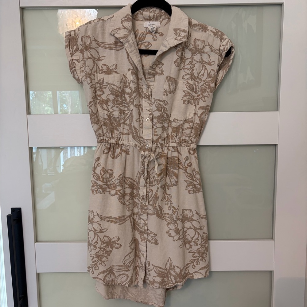 Floral Button-Up Dress